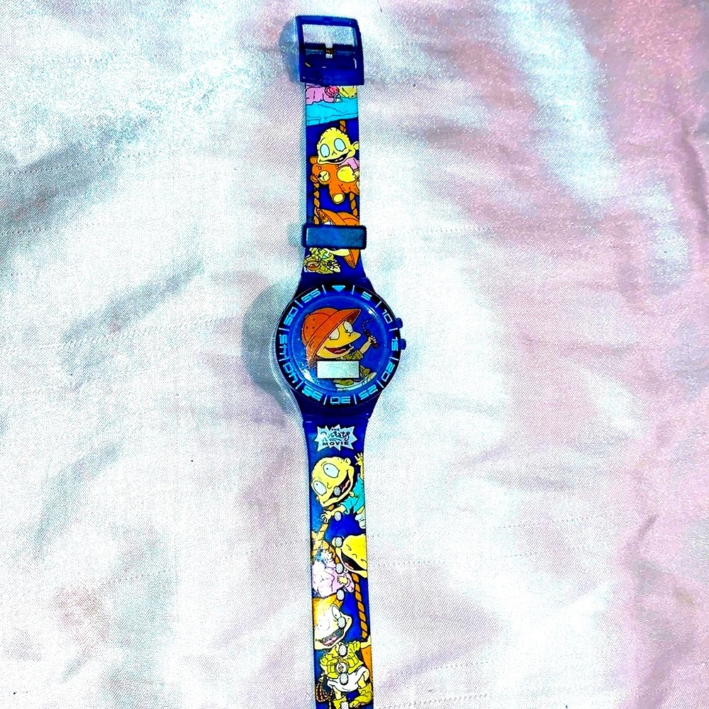 Vintage Nelsonic Rugrats Tommy Safari Digital Watch